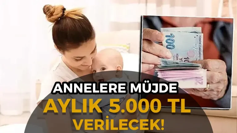 Annelere Müjde! Üçüncü Çocuğa 5 Yıl Boyunca Aylık 5.000 TL Ödeme Başlıyor