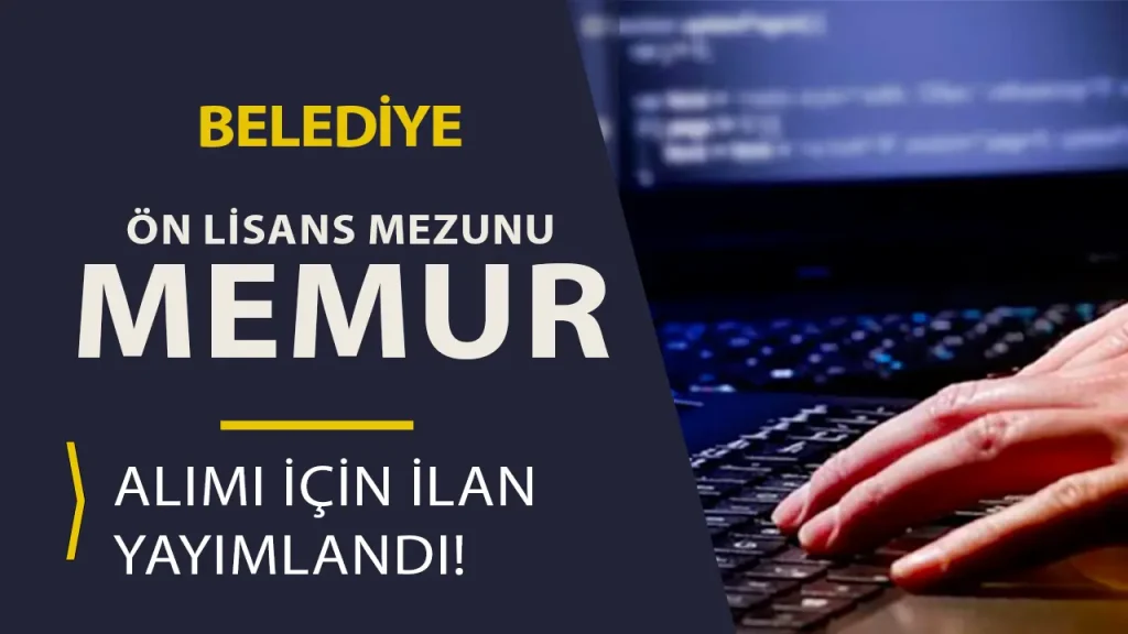 Belediye Ön Lisans Mezunu 65 KPSS İle Tekniker Alacak! ( Sütçüler Belediyesi )