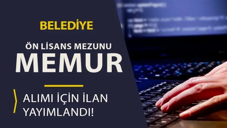 Belediye Ön Lisans Mezunu 65 KPSS İle Tekniker Alacak! ( Sütçüler Belediyesi )