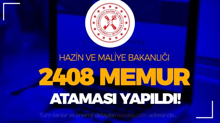 HMB 2408 Memur Ataması ( Müfettiş Ataması ) Yapıldı
