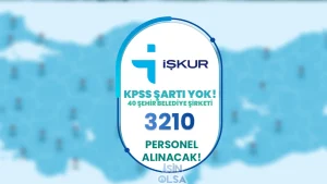İŞKUR 40 Şehir Belediye ve Şirketi 3210 İşçi Personel Alımı Hafta Sonu Yayımladı!