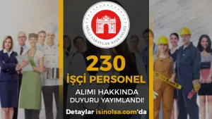 Milli Saraylar 230 Sözleşmeli Personel ve İşçi Alımı Sözlü Sınav Sonuçları ve Belgeler Açıklandı!