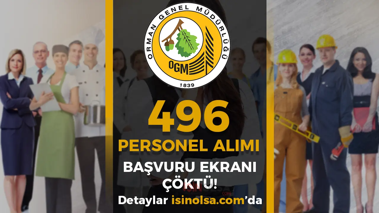 OGM 496 Personel Alımı Başvuru Ekranı Çöktü! Adaylar Sisteme Giremiyor