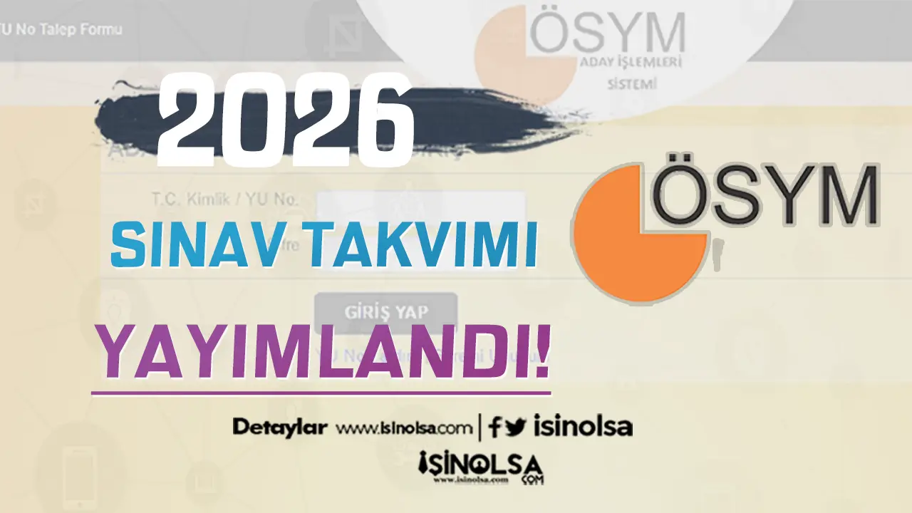ÖSYM 2026 Yılı Sınav Takvimi Yayınlandı! İşte Tüm Detaylar