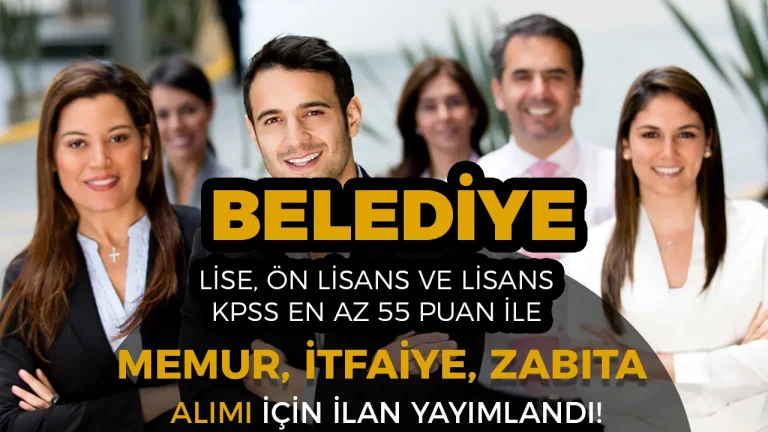 Pazar Belediyesi 2025 Yılı Memur, Zabıta ve İtfaiye Eri Alımı Başvuruları Başlıyor!