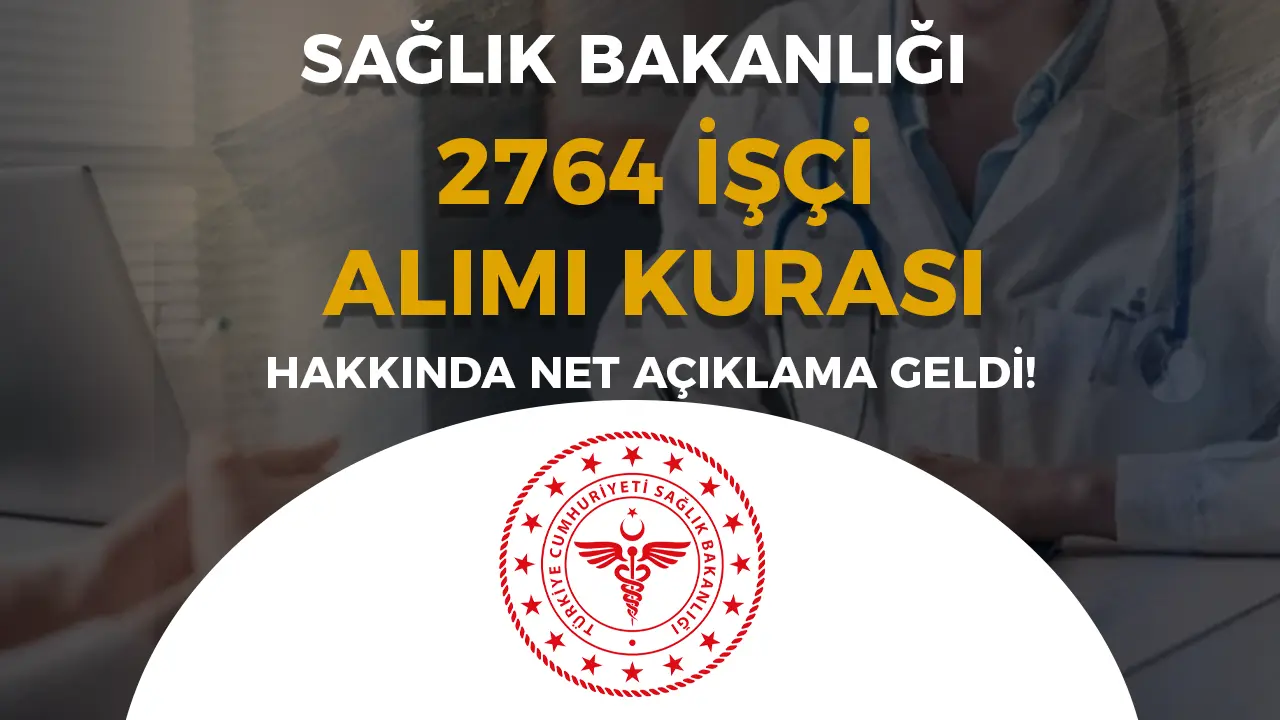 Sağlık Bakanlığı 2674 İçi Alımı Kurası Hakkında Duyuru Yayımladı! İptal Edilmeyecek!