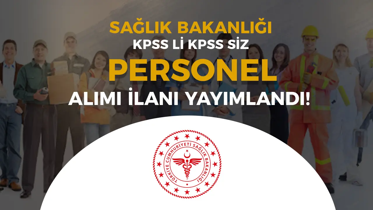 Sağlık Bakanlığı KPSS li KPSS siz 11 Bilişim Personeli Alacak!