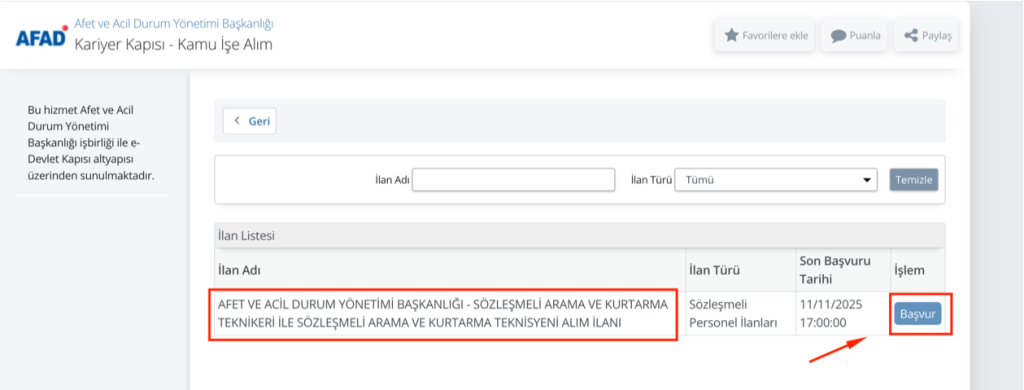 AFAD 1250 Personel Alımı Başladı! e-Devlet Başvuru Nasıl Yapılacak! Görsel Anlatım 3 image 60