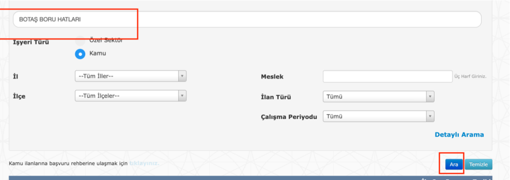 BOTAŞ 223 Kamu Personeli Alımı İŞKUR Başvurusunda Son Gün! 1 image 92