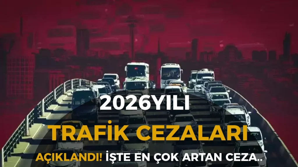 2026 Trafik Cezaları Açıklandı! Yeni Yılda Ceza Tutarları Rekor Oranda Artıyor
