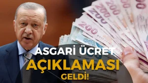Cumhurbaşkanı Erdoğan’dan Asgari Ücret Zammı Öncesi Açıklama Yaptı
