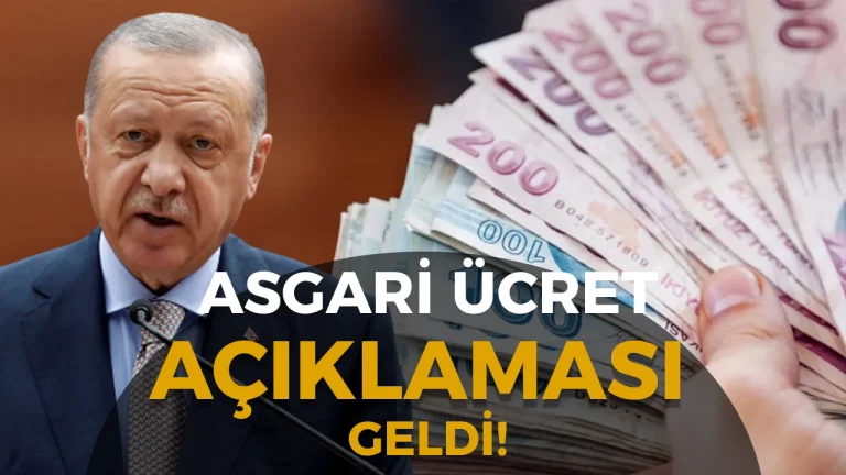 Cumhurbaşkanı Erdoğan’dan Asgari Ücret Zammı Öncesi Açıklama Yaptı