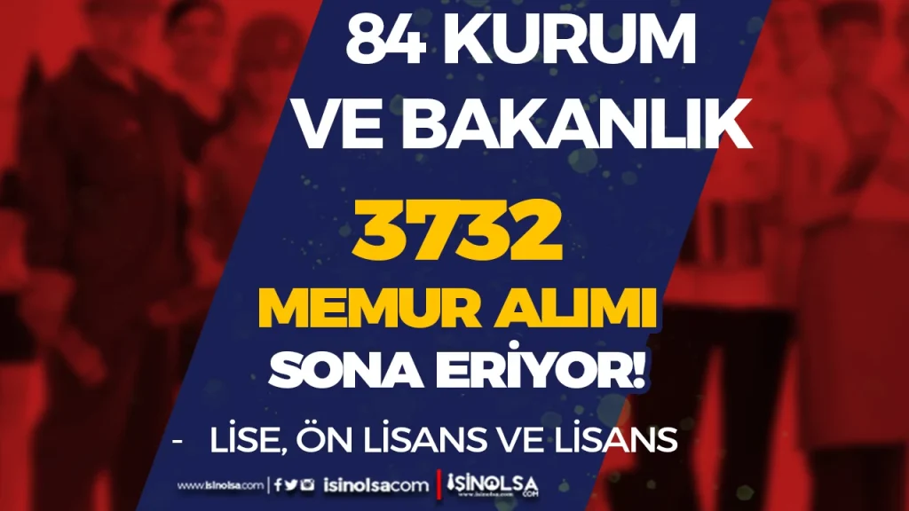 KPSS 2025:2 ile 3732 memur alımı sona eriyor