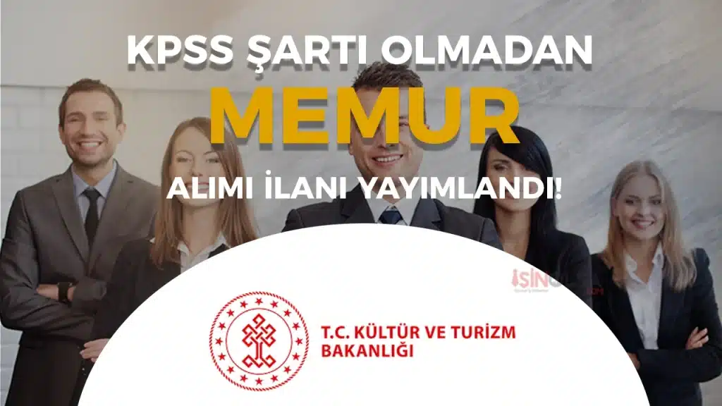 Kültür Bakanlığı TGA 8 Memur Alımı Yapacak!