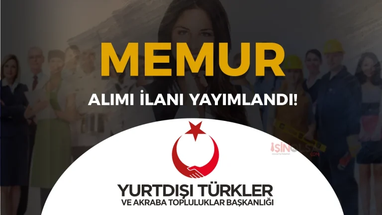 Kütür Bakanlığı YTP 6 Memur Alımı Yapıyor