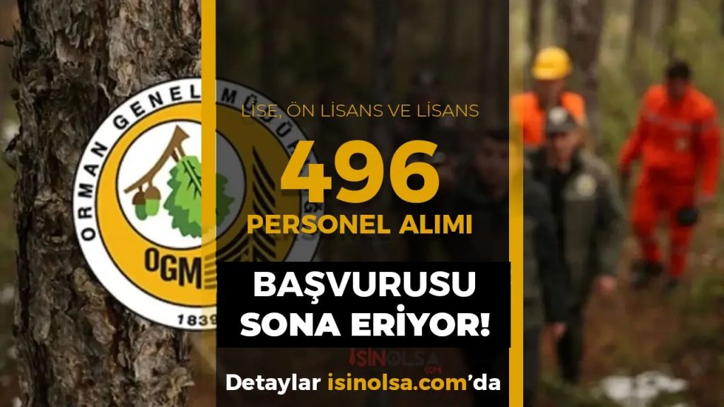 OGM 496 PERSONEL ALIMI