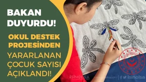 Okul Destek Projesi’nden Faydalanan Çocuk Sayısı 20 Bini Aştı