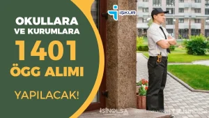Okullara ve Özele 1401 ÖGG Alımı 2026 İlanları Yayımlandı!