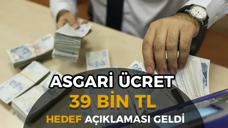 Özgür Özel’den Asgari Ücret Mesajı: “39 Bin TL Hedefliyoruz”