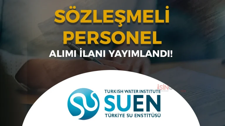 Tarım Bakanlığı SUEN 3 Sözleşmeli Personel Alacak!
