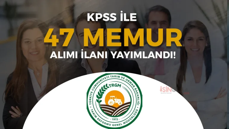 Tarım Bakanlığı Tarım Reformu 47 Memur Alacak ( Kontrolör Yardımcısı )