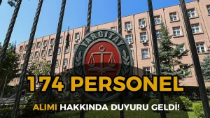 Yargıtay 174 Personel Alımı Hakkında Duyuru