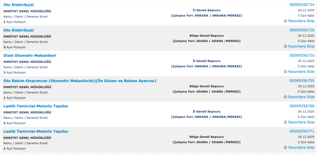 EGM KPSS’siz 38 Personel Alacak! 5 Şehir İçin İlan Yayımlandı 3 image 148