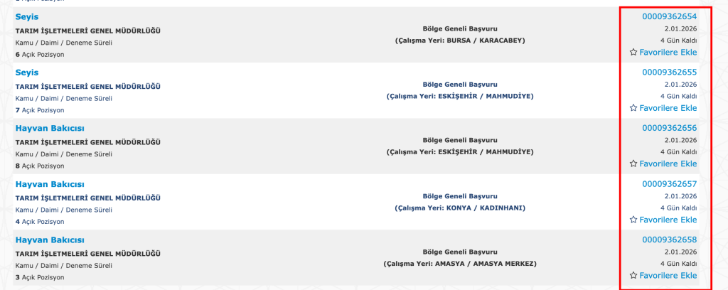 TİGEM 254 İşçi Alımı Başvurusu Başladı! İŞKUR İş İlanı No ile Başvuru Detayları 4 image 171