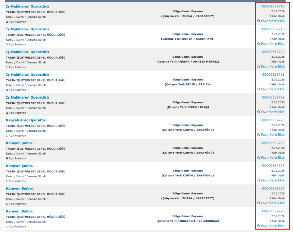 TİGEM 254 İşçi Alımı Başvurusu Başladı! İŞKUR İş İlanı No ile Başvuru Detayları 11 image 178