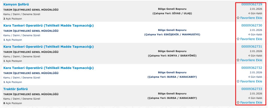TİGEM 254 İşçi Alımı Başvurusu Başladı! İŞKUR İş İlanı No ile Başvuru Detayları 12 image 179