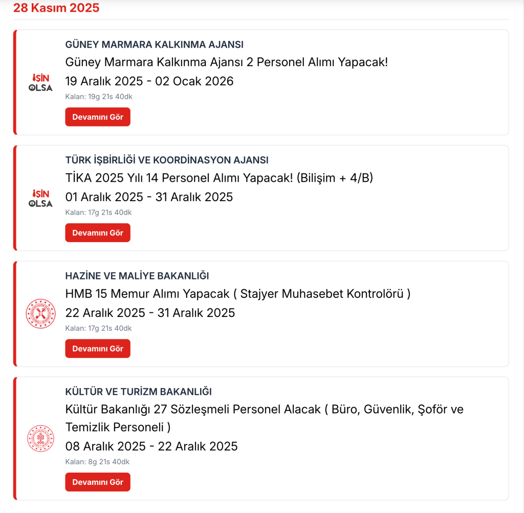 Aralık Ayı 1123 Memur Personel Alımı İlanları! 2500 Yeni Memur Alınacak! 11 image 49