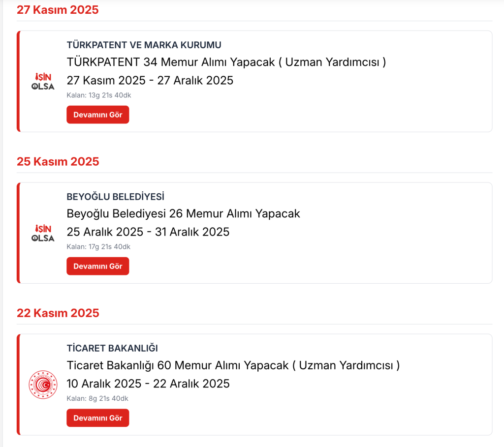 Aralık Ayı 1123 Memur Personel Alımı İlanları! 2500 Yeni Memur Alınacak! 12 image 50