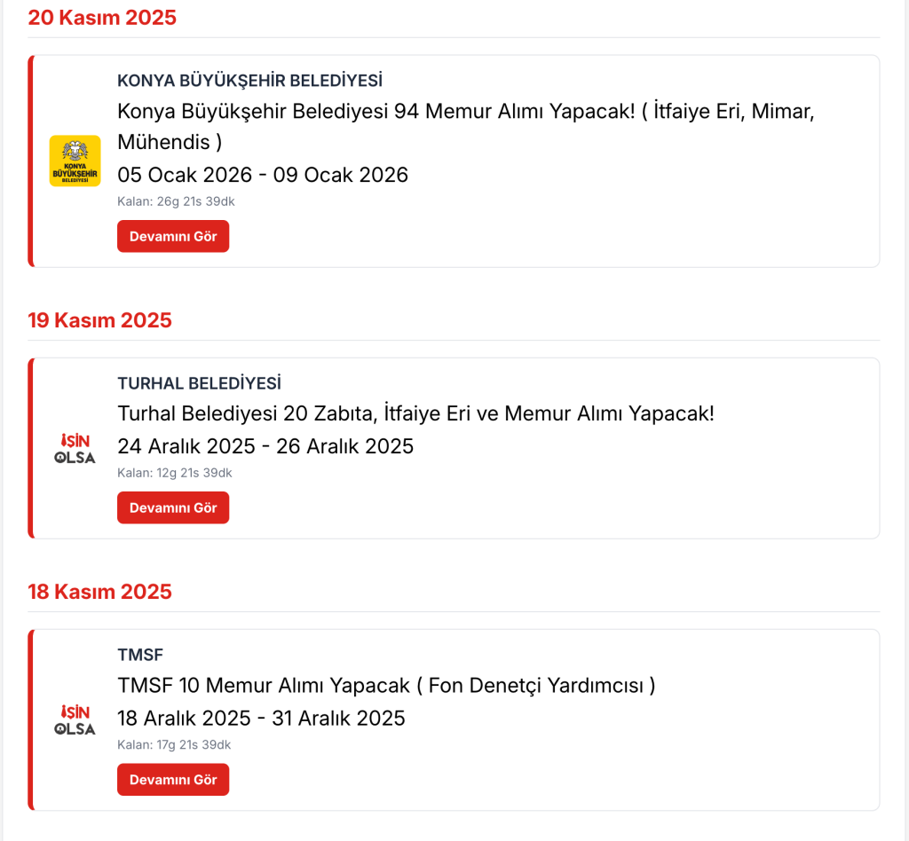 Aralık Ayı 1123 Memur Personel Alımı İlanları! 2500 Yeni Memur Alınacak! 13 image 51