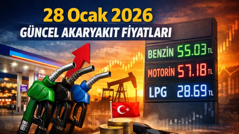 28 Ocak 2026 Güncel Akaryakıt Fiyatları: Benzin, Motorin ve LPG’de Son Durum