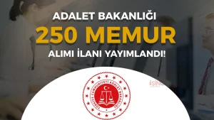 Adalet Bakanlığı 250 Engelli Memur Alımı Yapacak ( 2026 EKPSS İle )