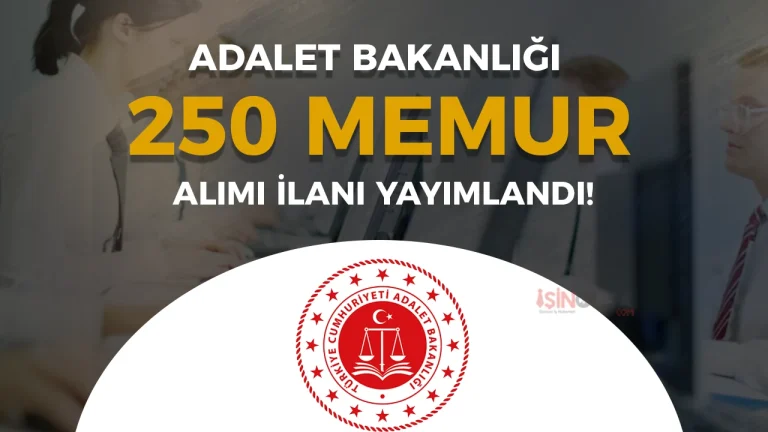 Adalet Bakanlığı 250 Engelli Memur Alımı Yapacak ( 2026 EKPSS İle )