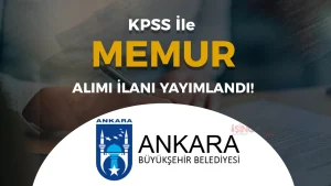 Ankara Büyükşehir Belediyesi 5 Memur Alımı Yapacak ( Müfettiş Yardımcısı )
