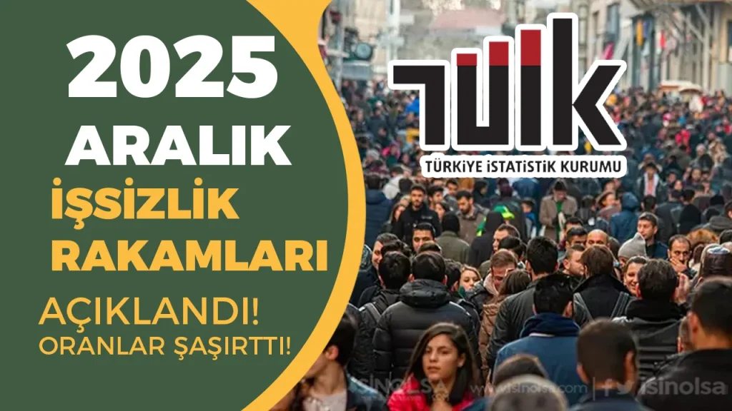 Aralık 2025 İşsizlik Rakamları Açıklandı: Oranlar Şaşırttı! 9 Aralık 2025 İşsizlik Rakamları Açıklandı: Oranlar Şaşırttı!