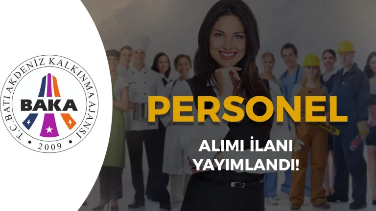 Batı Akdeniz Kalkınma Ajansı (BAKA) 4 Uzman Personel Alacak!