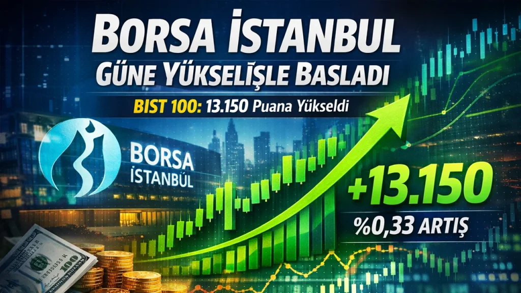 Borsa İstanbul Güne Yükselişle Başladı: BIST 100 Endeksi 13.150 Puanı Aştı 4 Borsa İstanbul Güne Yükselişle Başladı: BIST 100 Endeksi 13.150 Puanı Aştı