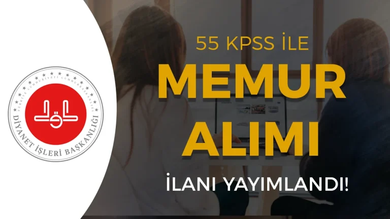 Diyanet 55 KPSS İle Memur Alımı Yapacak ( Müfettiş Yardımcısı )