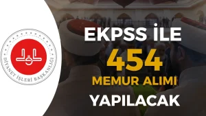 Diyanet Engelli 454 Personel Alımı Yapacak ( EKPSS 2026 )