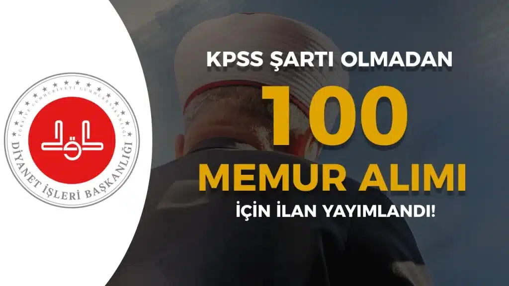 Diyanet Yurtdışı 100 Memur Alımı 2026 ( Din Görevlisi )