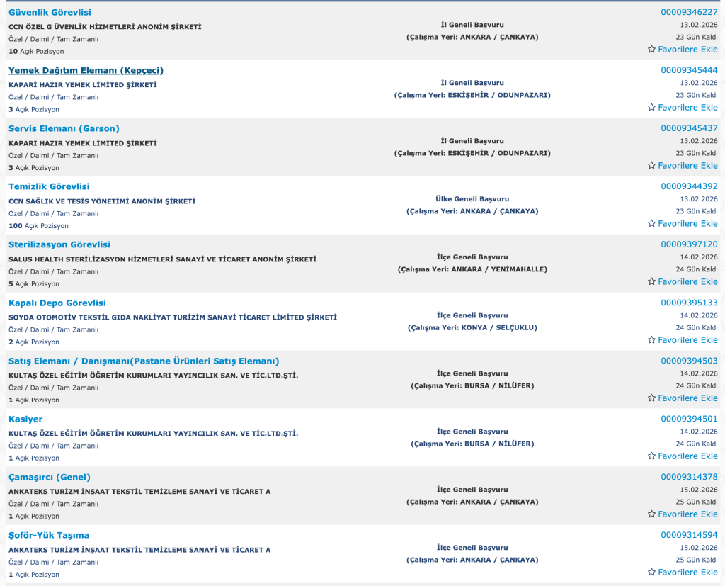 Şehir Hastanelerine 531 İşçi Personel Alımı Yapacak! 5 Ekran Resmi 2026 01 21 16.55.52