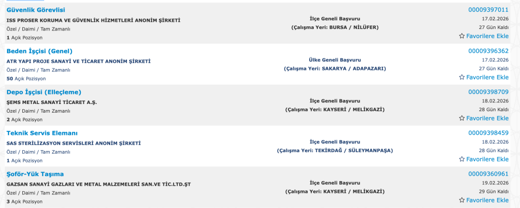 Şehir Hastanelerine 531 İşçi Personel Alımı Yapacak! 6 Ekran Resmi 2026 01 21 16.55.59