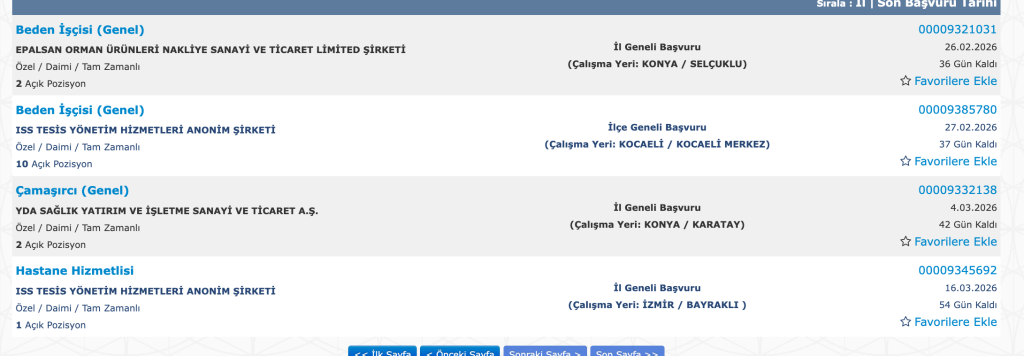 Şehir Hastanelerine 531 İşçi Personel Alımı Yapacak! 7 Ekran Resmi 2026 01 21 16.56.49