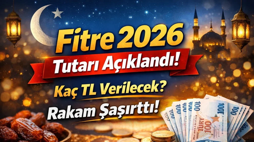 Fitre Tutarı Açıklandı! 2026’da Kaç TL Verilecek? İşte Diyanet’in Yeni Rakamı