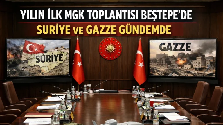 Yılın İlk MGK Toplantısı Beştepe’de Yapılıyor: Suriye ve Gazze Masada