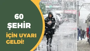 Meteoroloji 60 İl İçin Alarm Verdi: İstanbul’a Kar Geliyor! AKOM Tarih Açıkladı