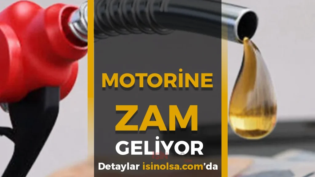 Motorine Yeni Zam Kapıda: 1,08 TL Artış Bekleniyor! 4 Motorine Yeni Zam Kapida 108 TL Artis Bekleniyor